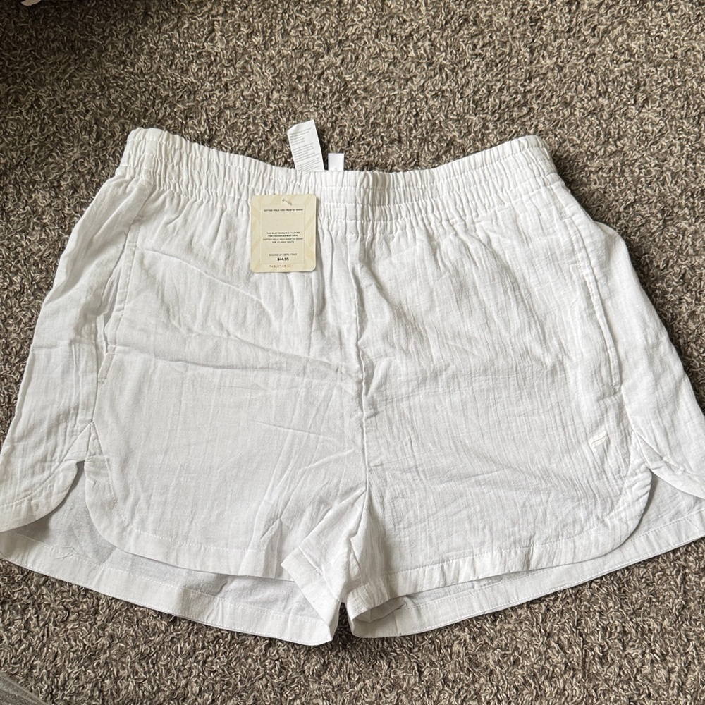 Fabletics White Cotton Shorts